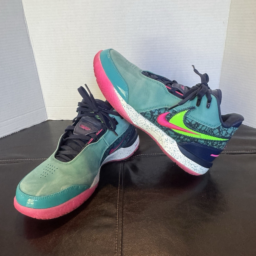 Nike Lebron NXXT Gen AMPD South Beach Miami Basketball Shoes Size:9 FJ1566-300